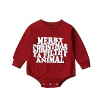 Kids' Christmas Sweatshirt Romper