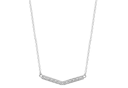 Yes, Please Chevron Necklace