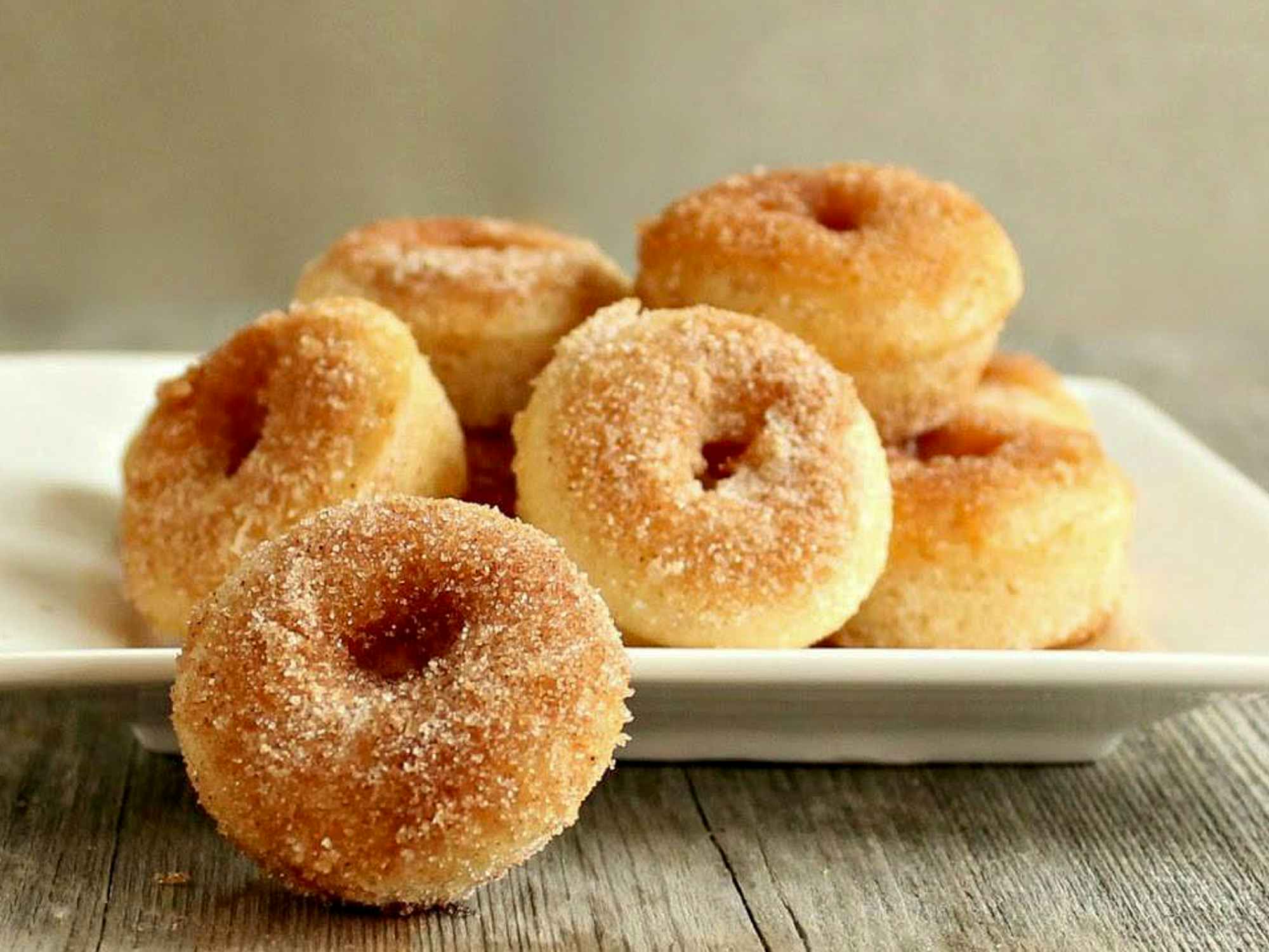 A plate of doughnuts from The Dapper Doughnut