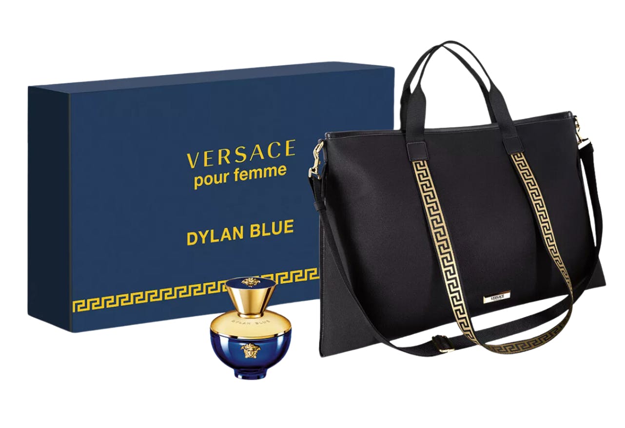 Versace Perfume and Tote Set