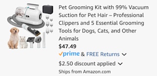 cart grooming kit
