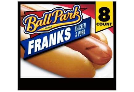 2 Ball Park Hot Dogs Packs