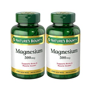Nature's Bounty Magnesium Supplements 2-Pack