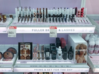 ulta beauty collection eyeliner on a shelf at target