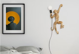 lowes vintage gold wall sconce