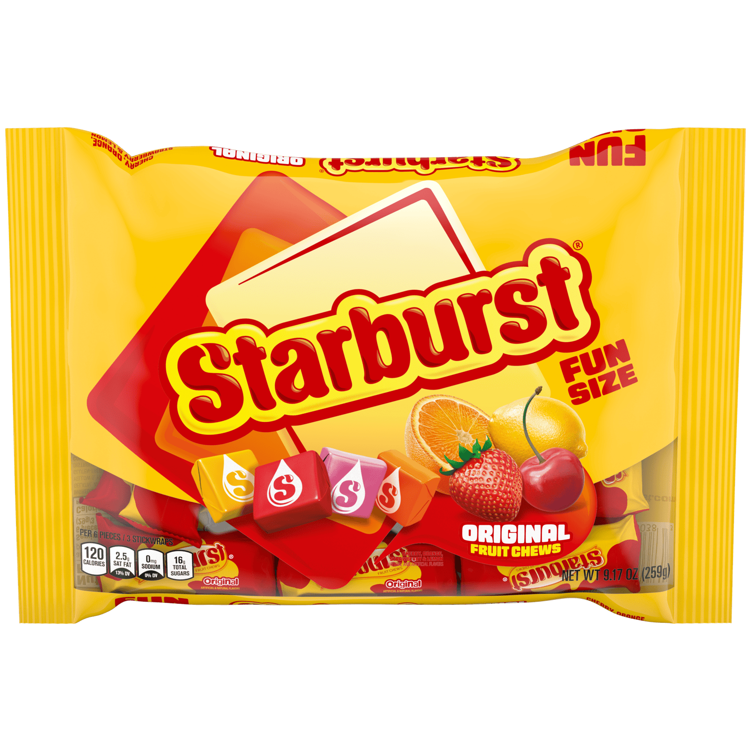 2 Starburst Funsize Treat Bags