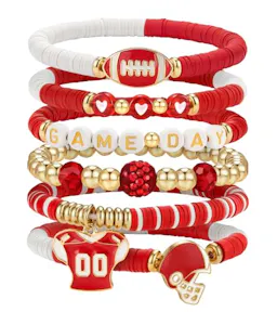 Game Day Football Bracelet Set
