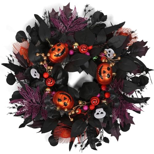 Glitter Halloween Wreath