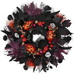 Glitter Halloween Wreath