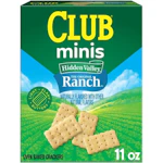 Club Minis Ranch Crackers