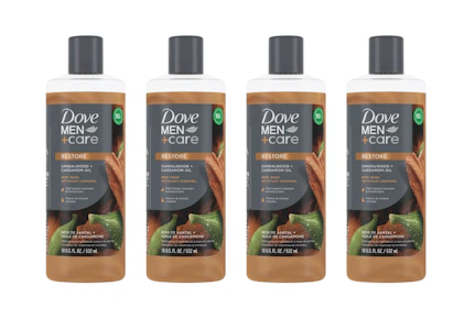 4 Dove Men+Care Body Wash