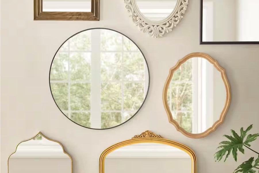 home depot wall mirrors