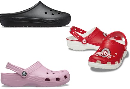 3 Adult Crocs Clogs