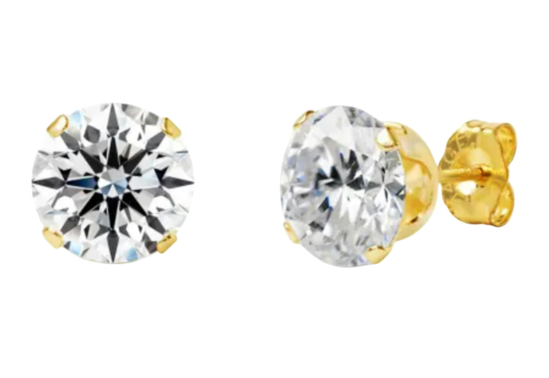 Moissanite Stud Earrings