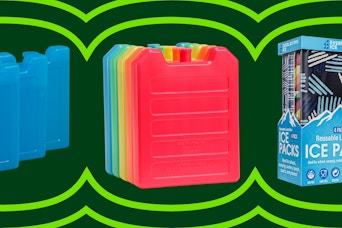 lunchbox ice packs on a grid