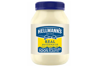 2 Hellmann's Mayo Jars