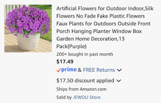Amazon Artificial Flowers 2026