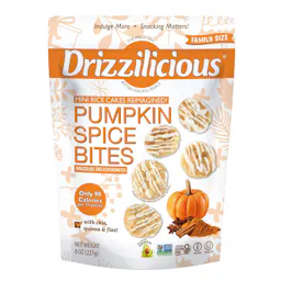 Drizzilicious Pumpkin Spice Rice Cakes Bag