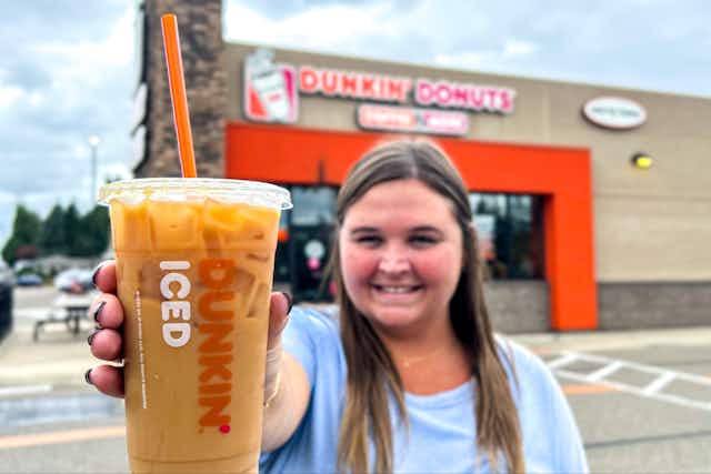 New Rewards Members Get Free Dunkin' Coffee Every Day for Two Weeks card image