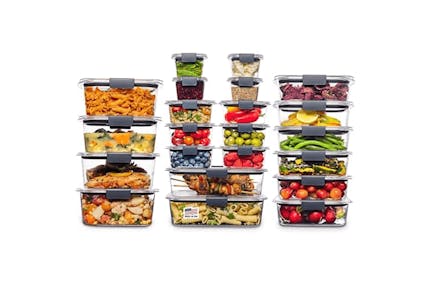 Rubbermaid Brilliance Container Set