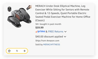 Under Desk Elliptical