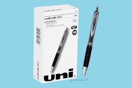 Uni-Ball Retractable 12-Count Gel Pens, Only $6 on Amazon card image