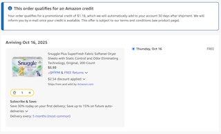 Snuggle Plus SuperFresh Fabric Softener Dryer Sheets