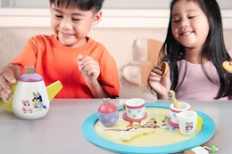 a bluey toy party set