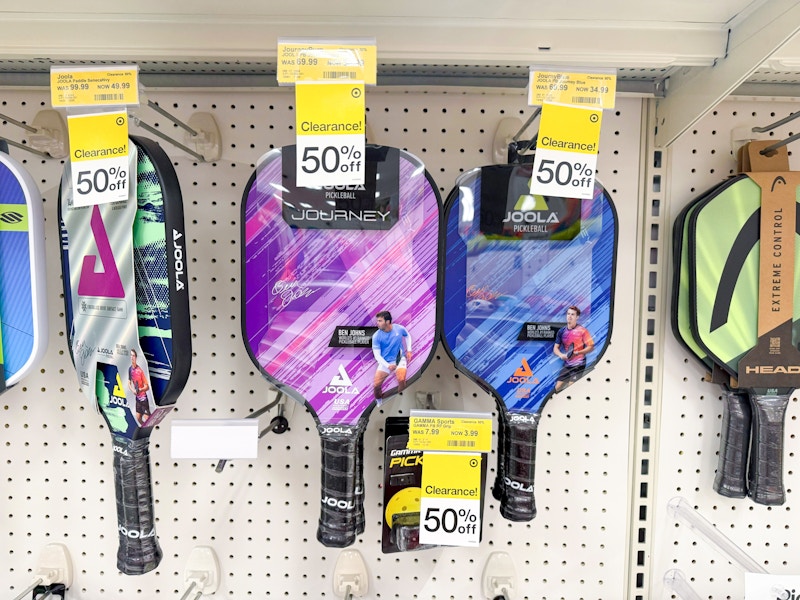 joola pickleball paddle hanging at target