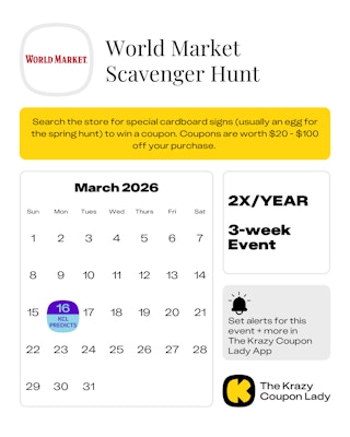 World Market Scavenger Hunt 2026