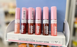 cover girl yummy lip gloss display on store rack