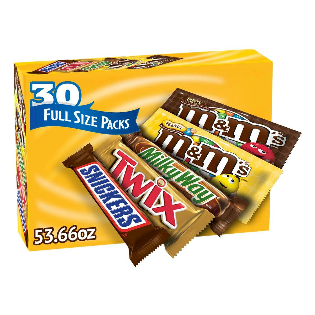 Mars M&M's & Snickers 30-Pack