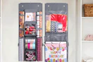 Hanging Gift Wrap Organizer
