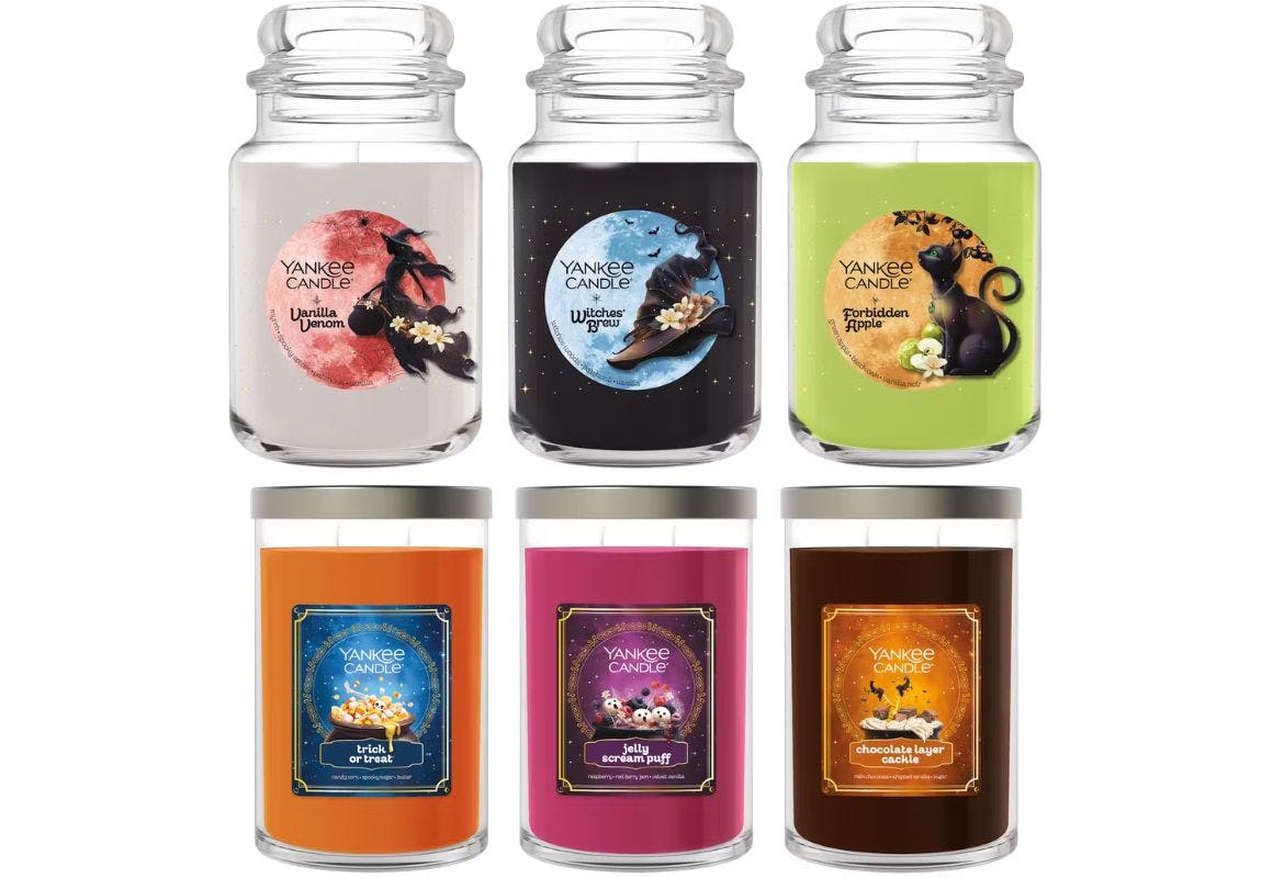 6 Yankee Candles