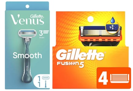 1 Venus + 1 Gillette