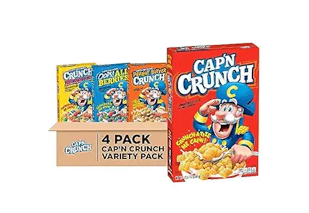 Cap'n Crunch Cereal 4-Pack