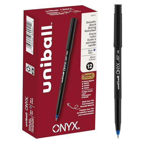 Uni-Ball Onyx Rollerball Pens
