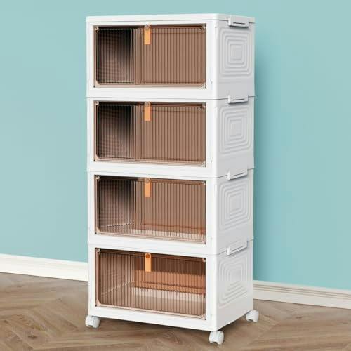 4-Tier Plastic Storage Bins