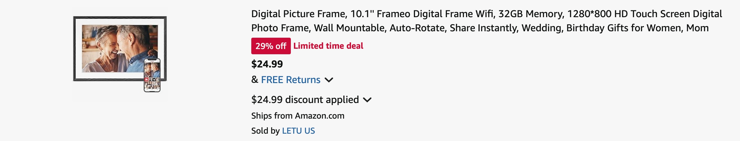 Amazon Digital Picture Frame 2025