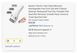 Kaaeiccr Electric Foot Callus Remover
