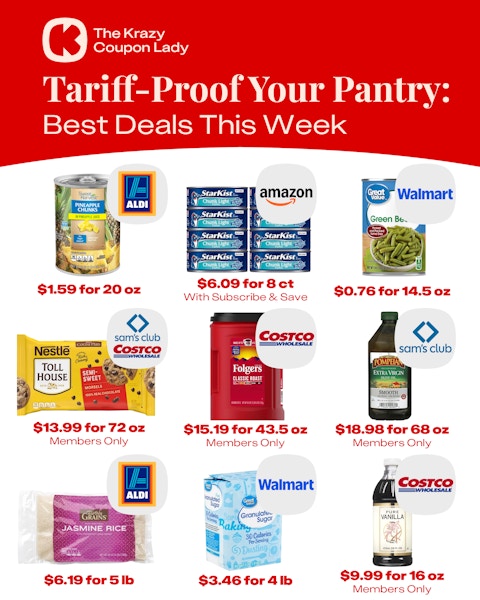 Best grocery deals this week on tariff items