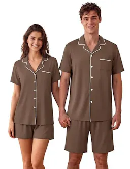 Ekouaer Adult Matching Pajama Set