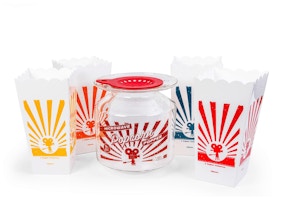 Prepara Glass Popcorn Set