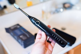 Electric Tootbrush With 8 Brush Heads, Only $12 on Amazon card image