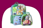 Bluey backpack and lunch box