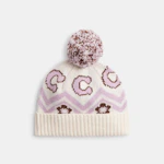 COACH Fair Isle Knit Beanie