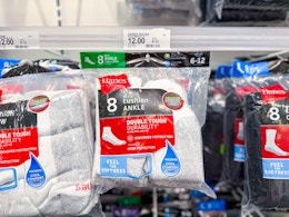 Hanes Men's Socks 8-Packs, as Low as $4.56 at Target (Reg. $12) + More Deals card image