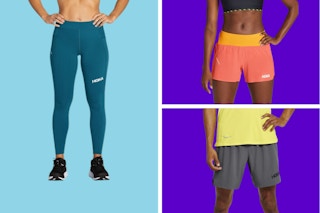 hoka shorts and leggings