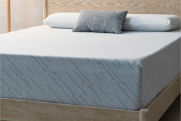 Lifestyle image of the Brooklyn Memory Foam Mattress in the twin size in bedroom setting