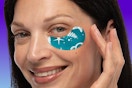 woman wearing one under-eye patch